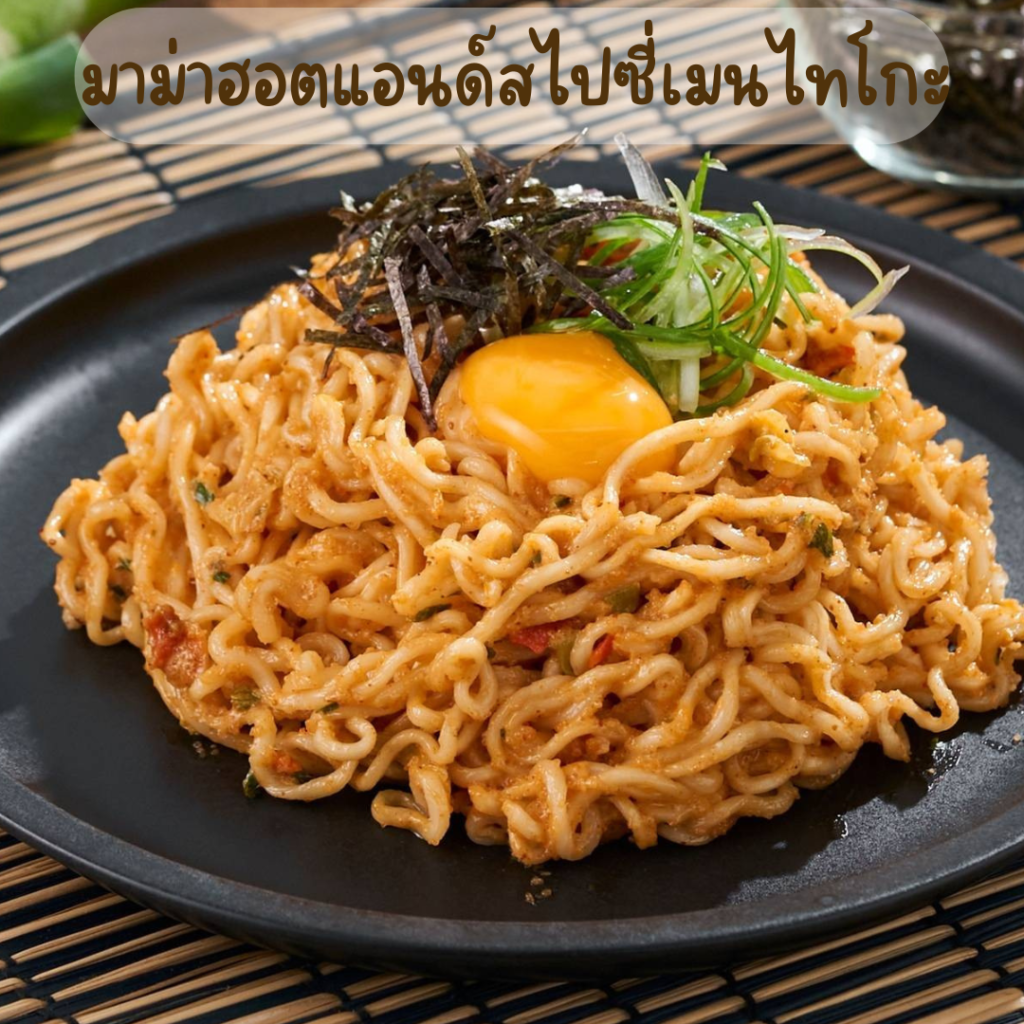 มาม่าฮอตแอนด์สไปซี่เมนไทโกะ